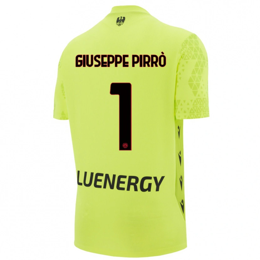 Danxen Kid Marco Giuseppe Pirrò #1 Green Yellow Black Goalkeeper Jersey 2025/26 T-Shirt