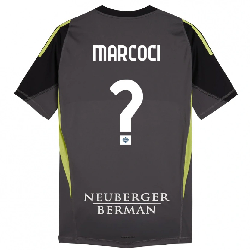 Danxen Kid Alexandru Marcoci #0 Black Light Green Goalkeeper Jersey 2025/26 T-Shirt
