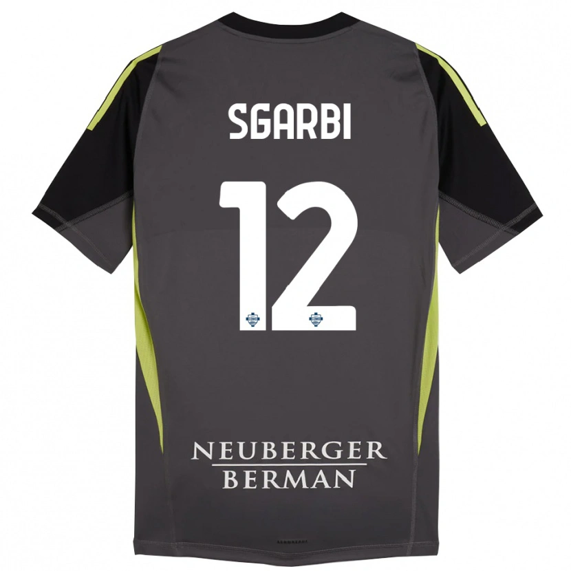 Danxen Kid Dylan Sgarbi #12 Black Light Green Goalkeeper Jersey 2025/26 T-Shirt