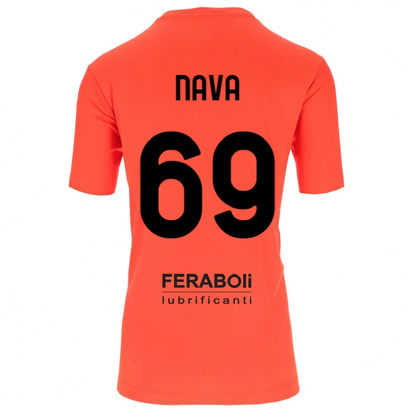 Danxen Kid Lapo Nava #69 Orange Red Black Goalkeeper Jersey 2025/26 T-Shirt