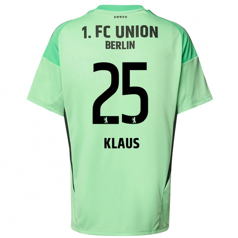 Danxen Kid Carl Klaus #25 Light Green Black Goalkeeper Jersey 2025/26 T-Shirt