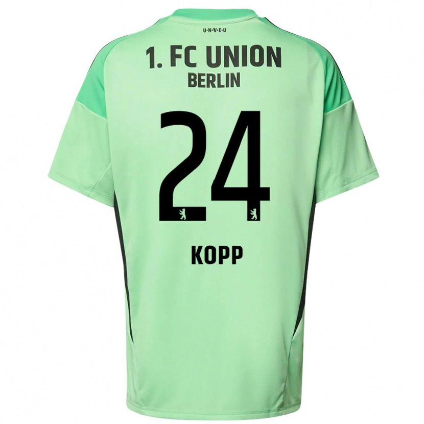 Danxen Kid Marvin Kopp #24 Light Green Black Goalkeeper Jersey 2025/26 T-Shirt