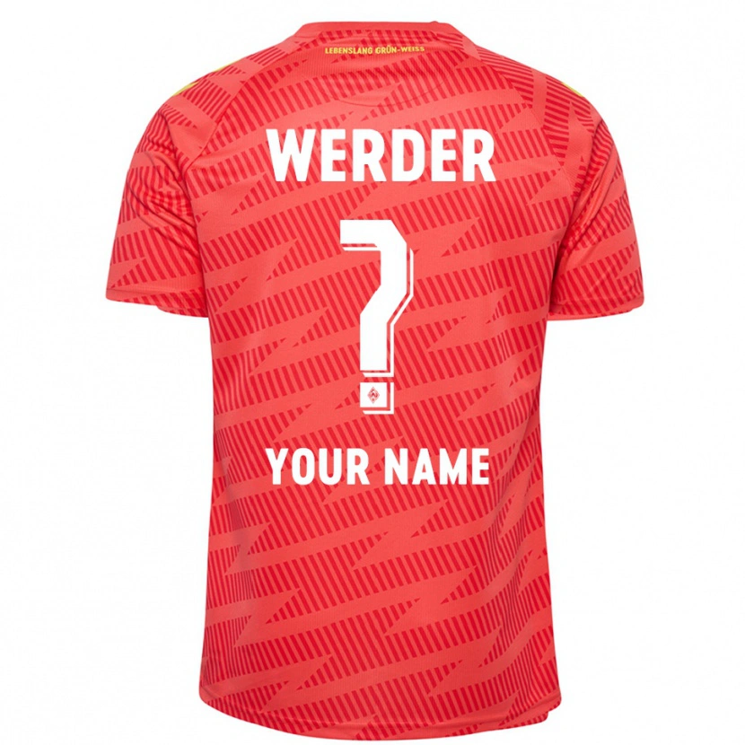 Danxen Kid Werder Bremen Red Yellow Goalkeeper Jersey 2025/26 T-Shirt