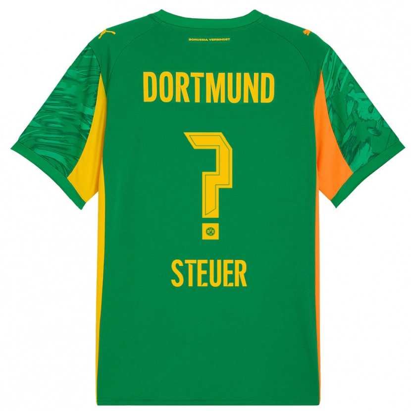 Danxen Kid Etienne Steuer #0 Green Orange Goalkeeper Jersey 2025/26 T-Shirt