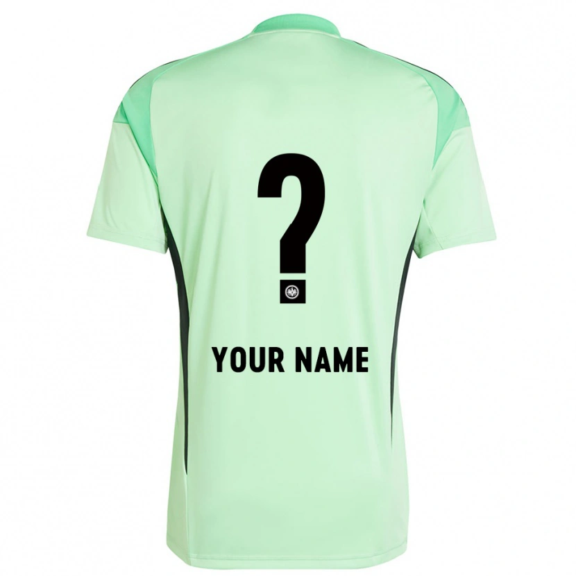 Danxen Kid Eintracht Frankfurt Light Green Black Goalkeeper Jersey 2025/26 T-Shirt