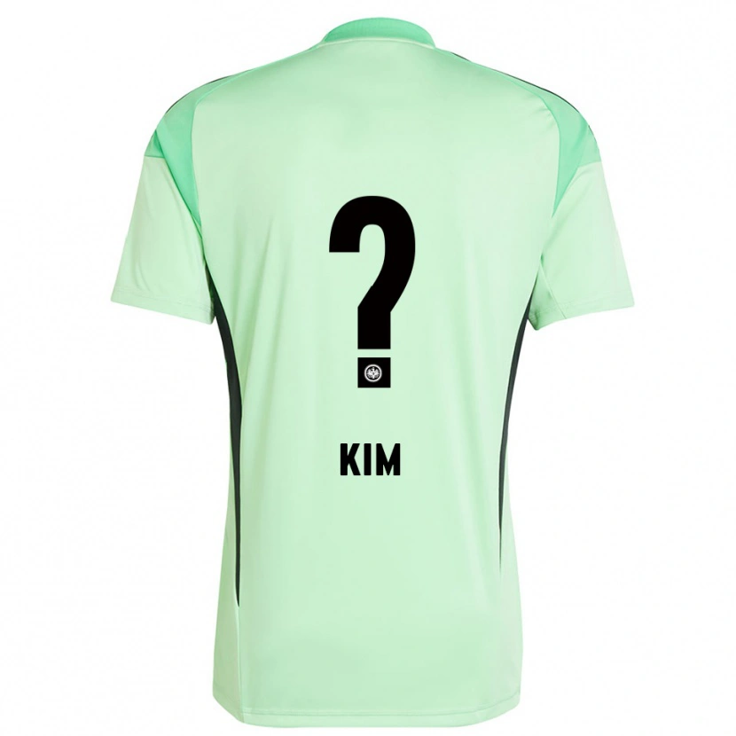 Danxen Kid Junhyung Kim #0 Light Green Black Goalkeeper Jersey 2025/26 T-Shirt