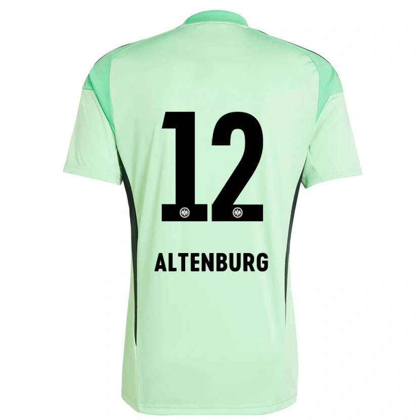 Danxen Kid Lina Altenburg #12 Light Green Black Goalkeeper Jersey 2025/26 T-Shirt