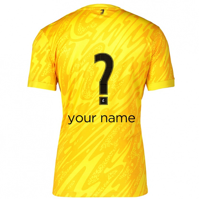 Danxen Kid SC Freiburg Yellow Black Goalkeeper Jersey 2025/26 T-Shirt