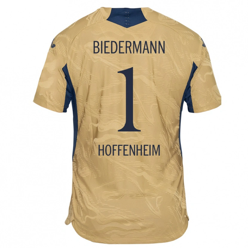 Danxen Kid Nico Biedermann #1 Tan Black Goalkeeper Jersey 2025/26 T-Shirt