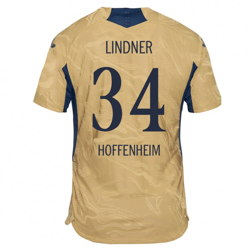 Danxen Kid Sophie Lindner #34 Tan Black Goalkeeper Jersey 2025/26 T-Shirt