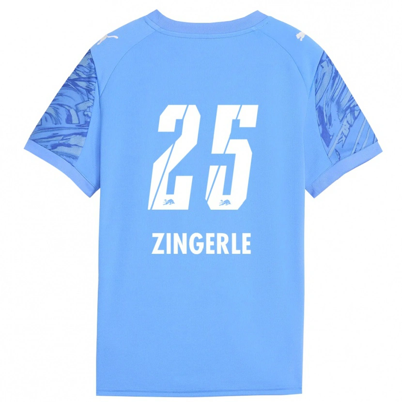 Danxen Kid Leopold Zingerle #25 Royal Blue Red Goalkeeper Jersey 2025/26 T-Shirt