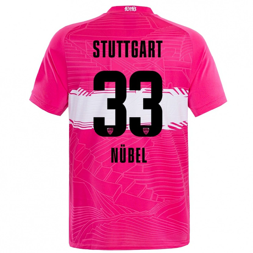 Danxen Kid Alexander Nübel #33 Deep Pink Black Goalkeeper Jersey 2025/26 T-Shirt