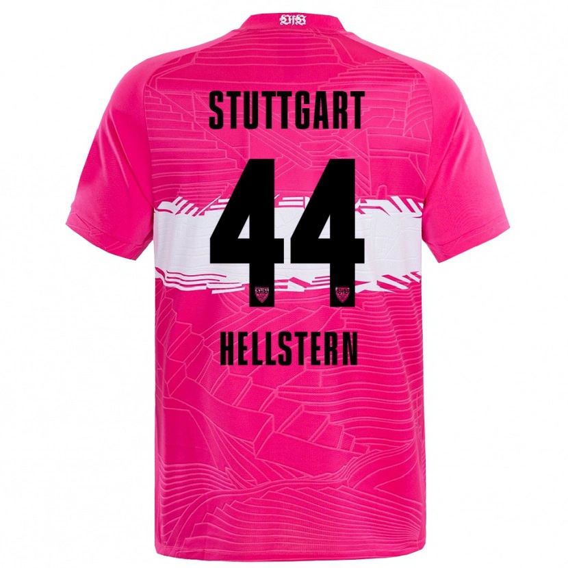 Danxen Kid Florian Hellstern #44 Deep Pink Black Goalkeeper Jersey 2025/26 T-Shirt