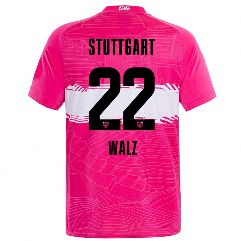 Danxen Kid Tom Walz #22 Deep Pink Black Goalkeeper Jersey 2025/26 T-Shirt