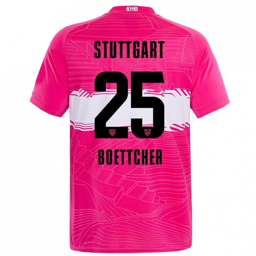 Danxen Kid Eve Boettcher #25 Deep Pink Black Goalkeeper Jersey 2025/26 T-Shirt