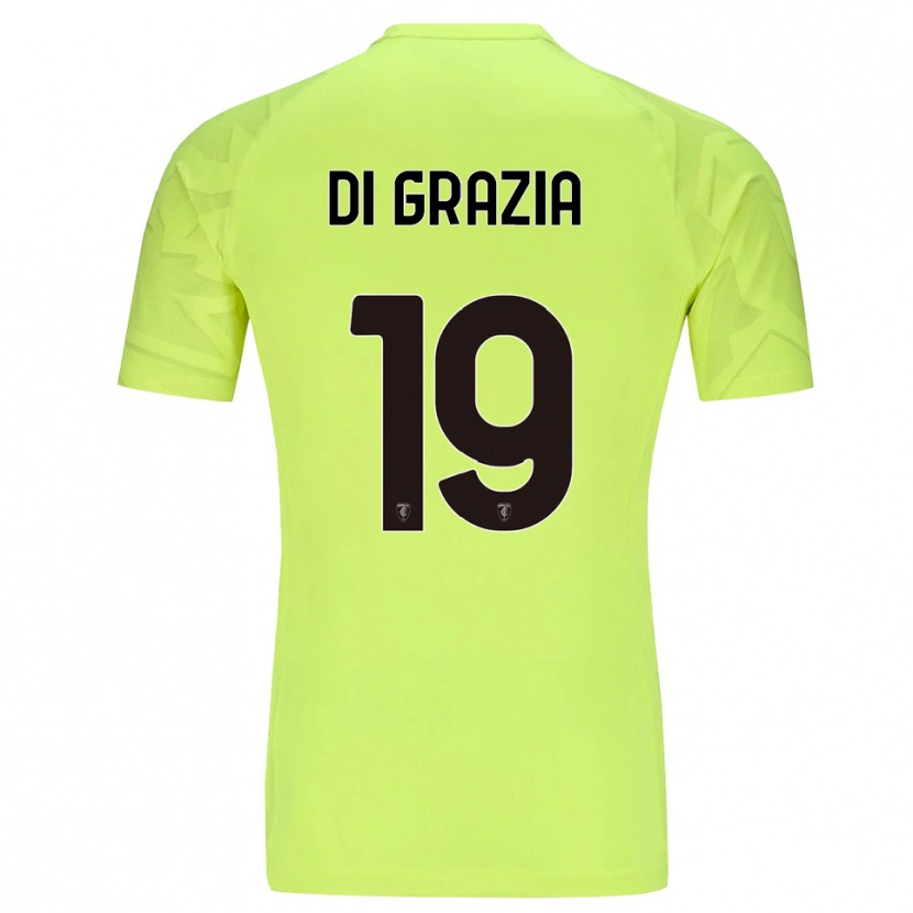 Danxen Kid Manuel Di Grazia #19 Fluorescent Green Goalkeeper Jersey 2025/26 T-Shirt