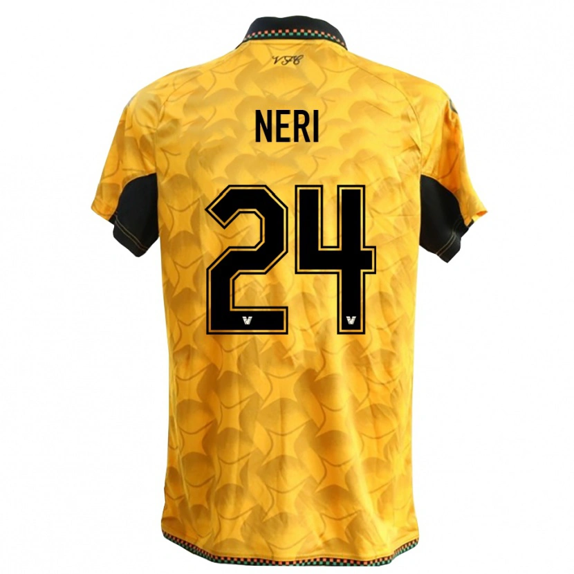 Danxen Kid Filippo Neri #24 Yellow Black Goalkeeper Jersey 2025/26 T-Shirt