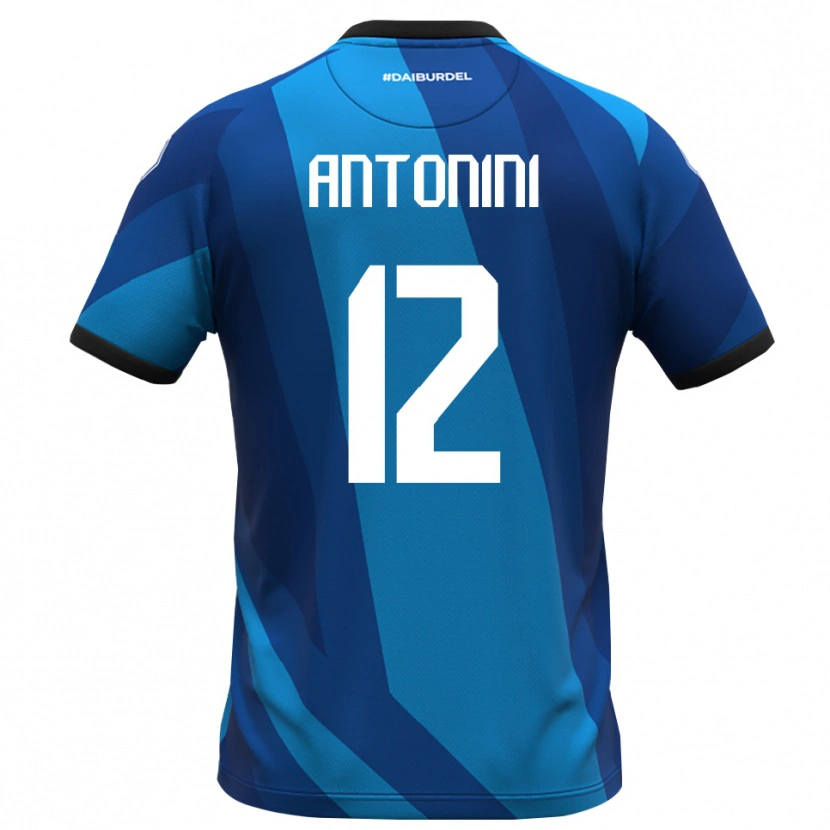 Danxen Kid Francesco Antonini #12 Royal Blue Orange Goalkeeper Jersey 2025/26 T-Shirt