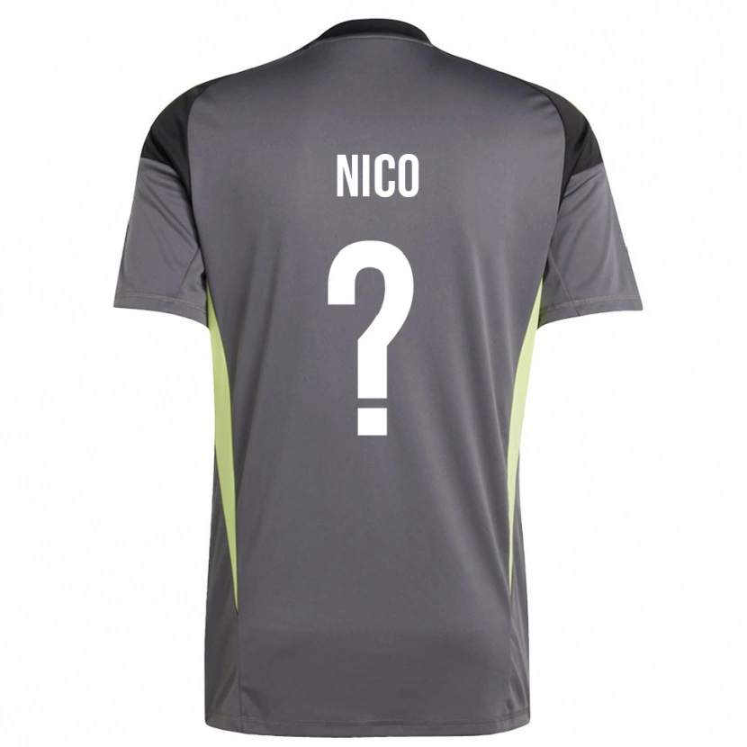 Danxen Kid Riccardo Nico #0 Dim Gray Goalkeeper Jersey 2025/26 T-Shirt