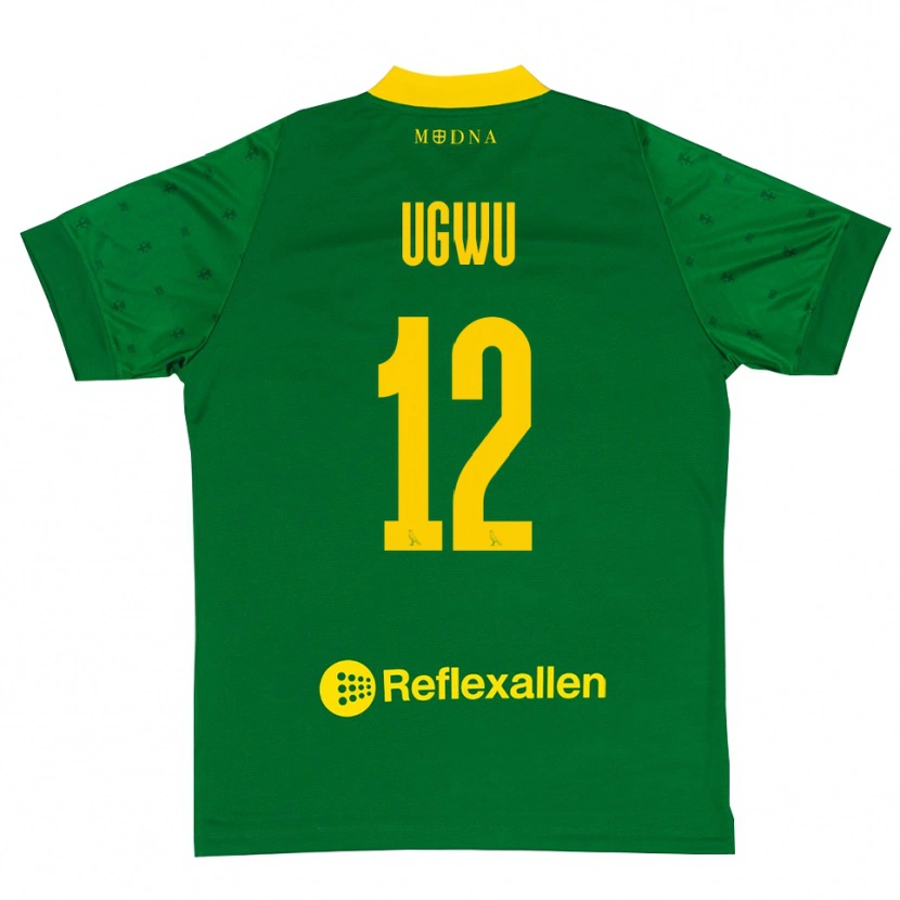 Danxen Kid Ferdinand Ugwu #12 Green Yellow Goalkeeper Jersey 2025/26 T-Shirt