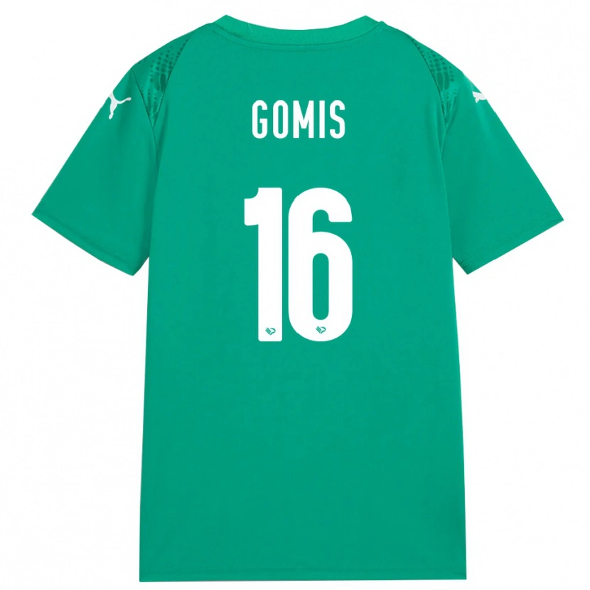 Danxen Kid Alfred Gomis #16 Sea Green White Goalkeeper Jersey 2025/26 T-Shirt