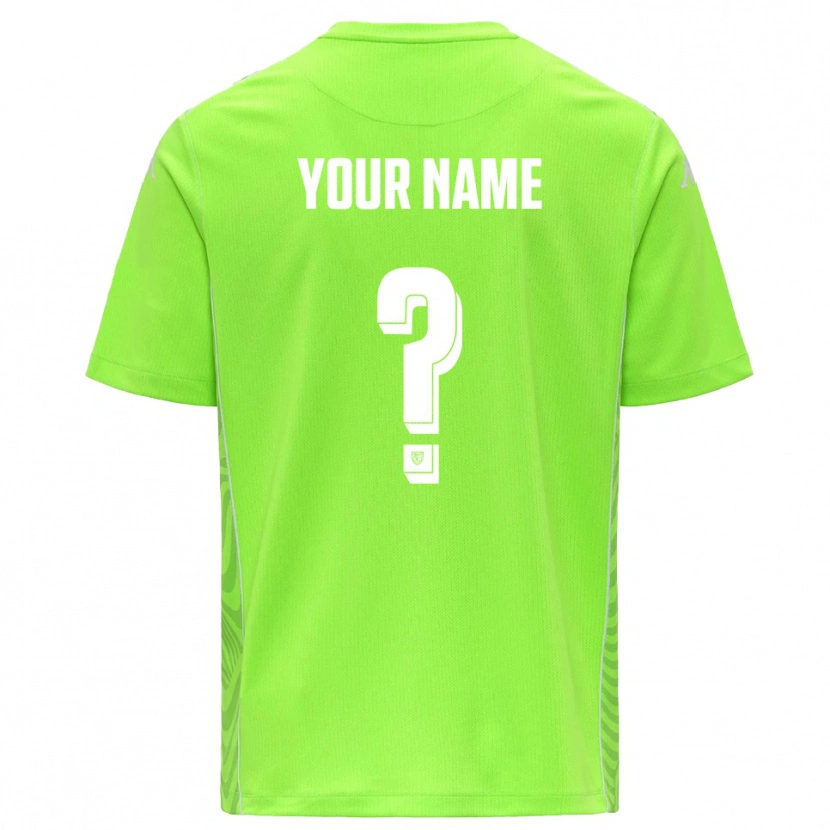 Danxen Kid Spezia Calcio Lawn Green White Goalkeeper Jersey 2025/26 T-Shirt