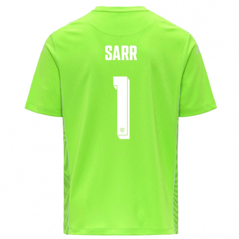 Danxen Kid Mouhamadou Sarr #1 Lawn Green White Goalkeeper Jersey 2025/26 T-Shirt