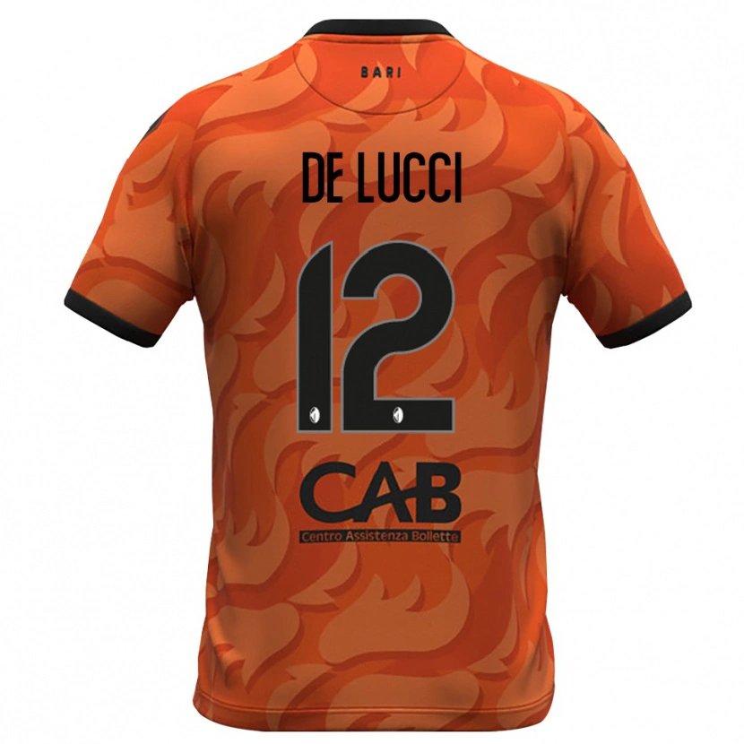 Danxen Kid Paolo De Lucci #12 Dark Orange Black Goalkeeper Jersey 2025/26 T-Shirt