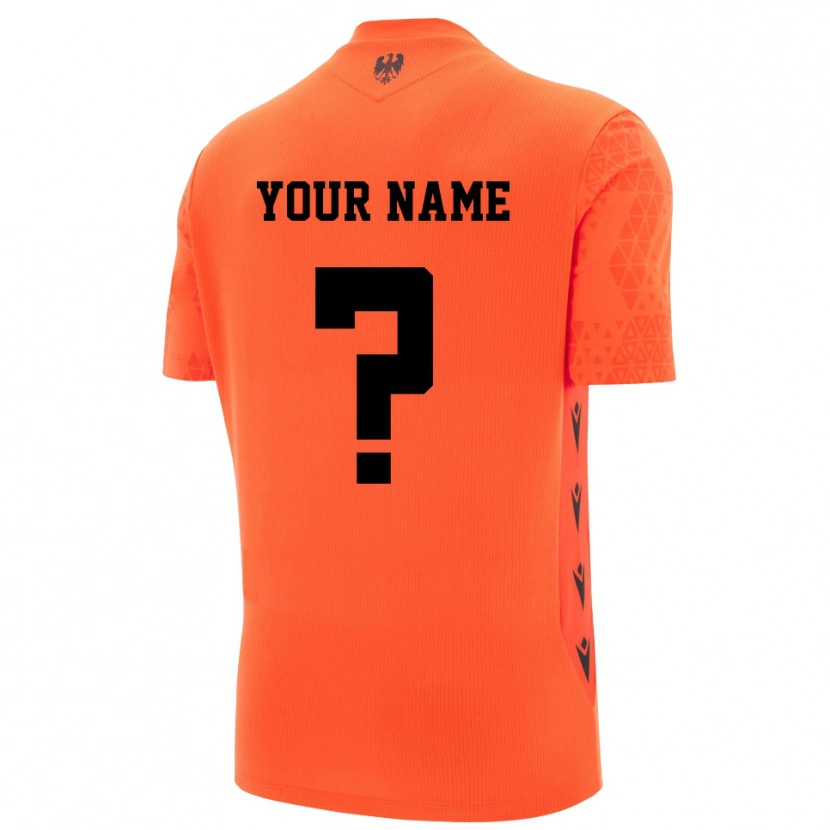 Danxen Kid UC Sampdoria Dark Orange Black Goalkeeper Jersey 2025/26 T-Shirt