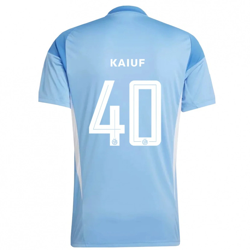 Danxen Kid Sharif Kaiuf #40 Light Blue White Goalkeeper Jersey 2025/26 T-Shirt