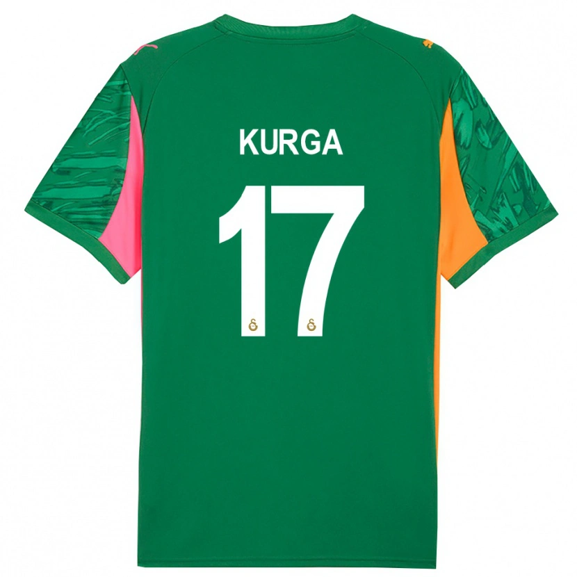 Danxen Kid Handan Kurğa #17 Green Orange Pink Goalkeeper Jersey 2025/26 T-Shirt