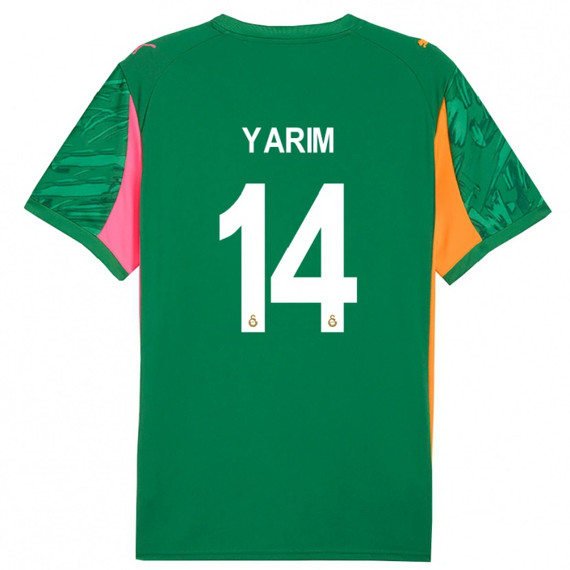 Danxen Kid Esra Yarım #14 Green Orange Pink Goalkeeper Jersey 2025/26 T-Shirt