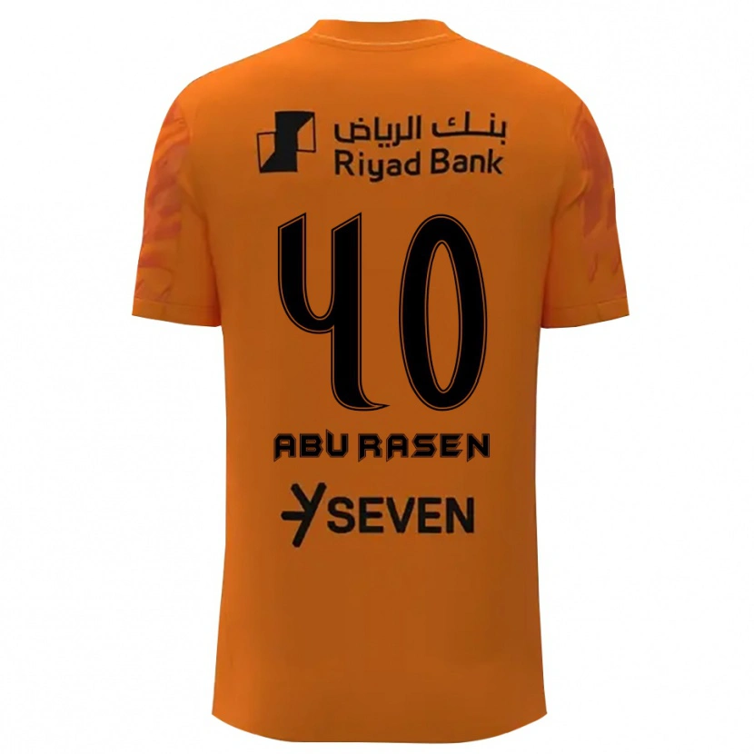 Danxen Kid Ahmad Abu Rasen #40 Dark Orange Black Goalkeeper Jersey 2025/26 T-Shirt