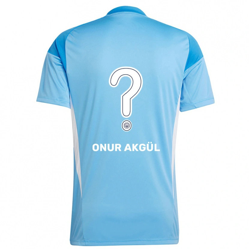 Danxen Kid Rüzgar Onur Akgül #0 Royal Blue White Goalkeeper Jersey 2025/26 T-Shirt