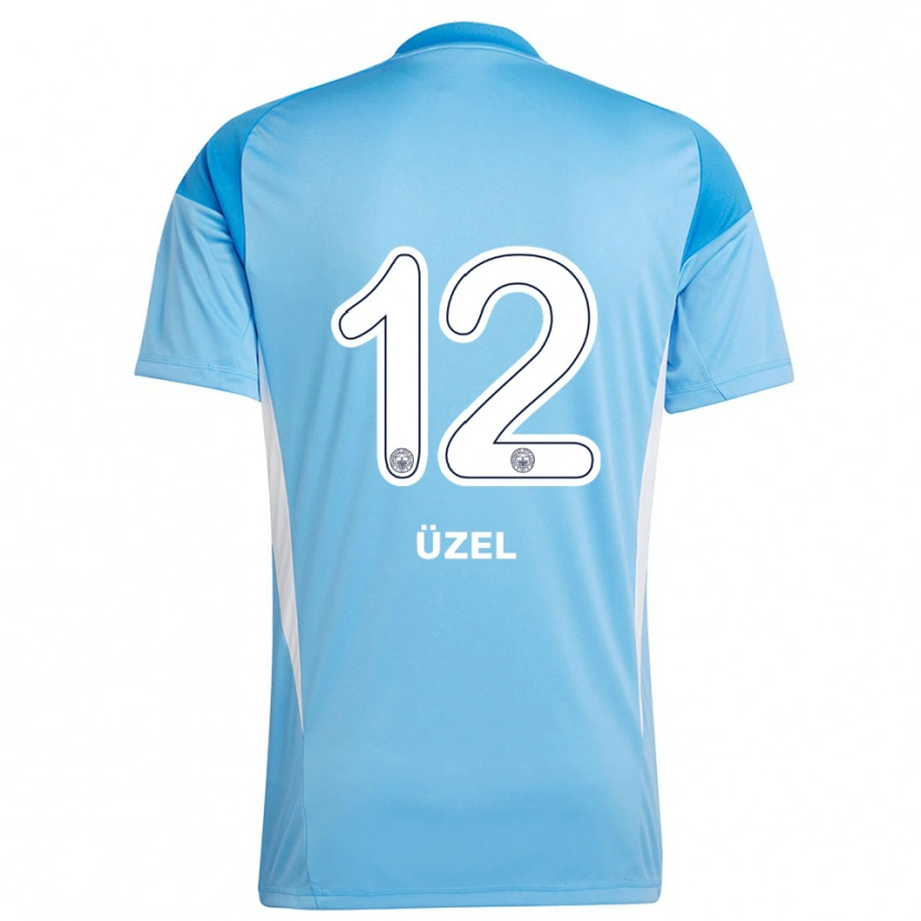 Danxen Kid Nevzat Üzel #12 Royal Blue White Goalkeeper Jersey 2025/26 T-Shirt