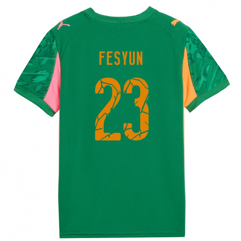 Danxen Kid Kiril Fesyun #23 Green Orange Pink Goalkeeper Jersey 2025/26 T-Shirt