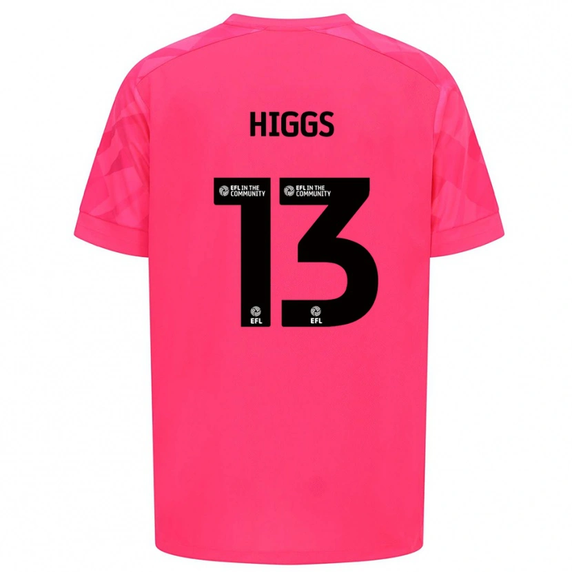 Danxen Kid Daniel Higgs #13 Rose Pink Goalkeeper Jersey 2025/26 T-Shirt