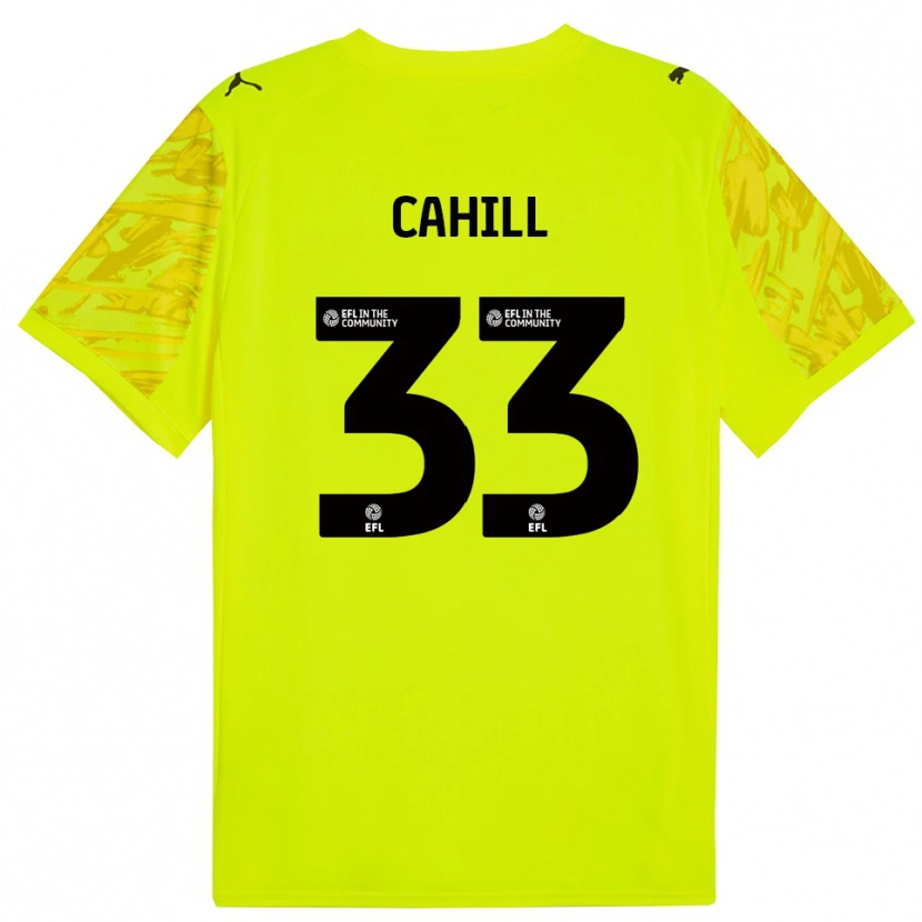Danxen Kid Killian Cahill #33 Fluorescent Green Goalkeeper Jersey 2025/26 T-Shirt
