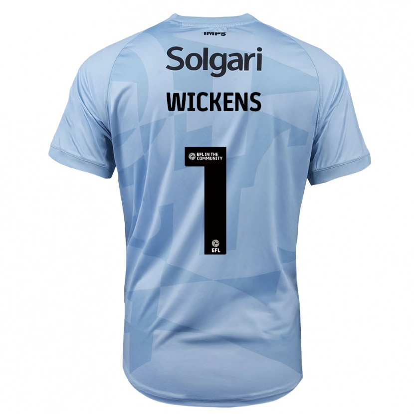 Danxen Kid George Wickens #1 Light Sky Blue Goalkeeper Jersey 2025/26 T-Shirt
