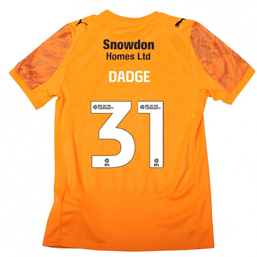 Danxen Kid James Dadge #31 Orange Black Goalkeeper Jersey 2025/26 T-Shirt