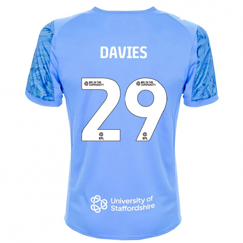 Danxen Kid Arron Davies #29 Royal Blue Goalkeeper Jersey 2025/26 T-Shirt