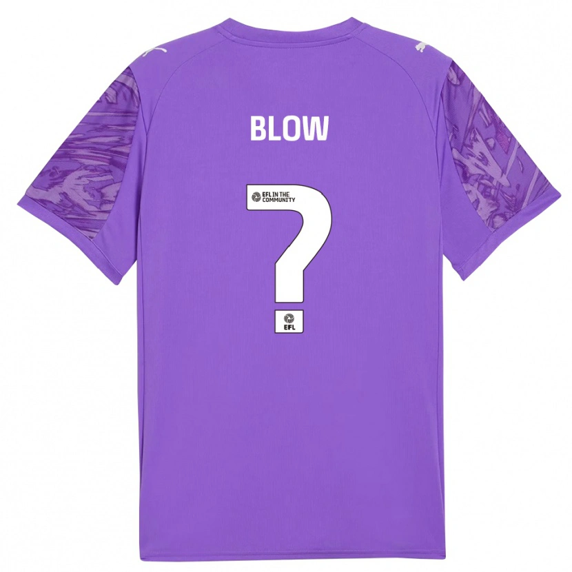 Danxen Kid Hayden Blow #0 Purple White Goalkeeper Jersey 2025/26 T-Shirt