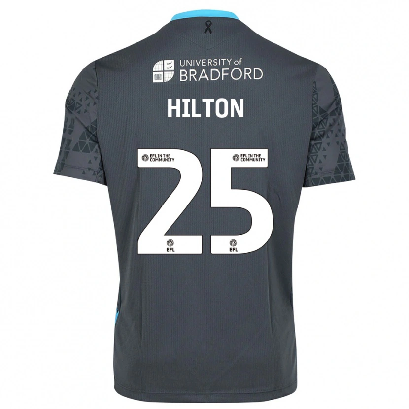 Danxen Kid Joe Hilton #25 Black Gray Goalkeeper Jersey 2025/26 T-Shirt