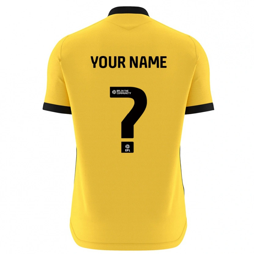 Danxen Kid Bristol Rovers Yellow Black Goalkeeper Jersey 2025/26 T-Shirt