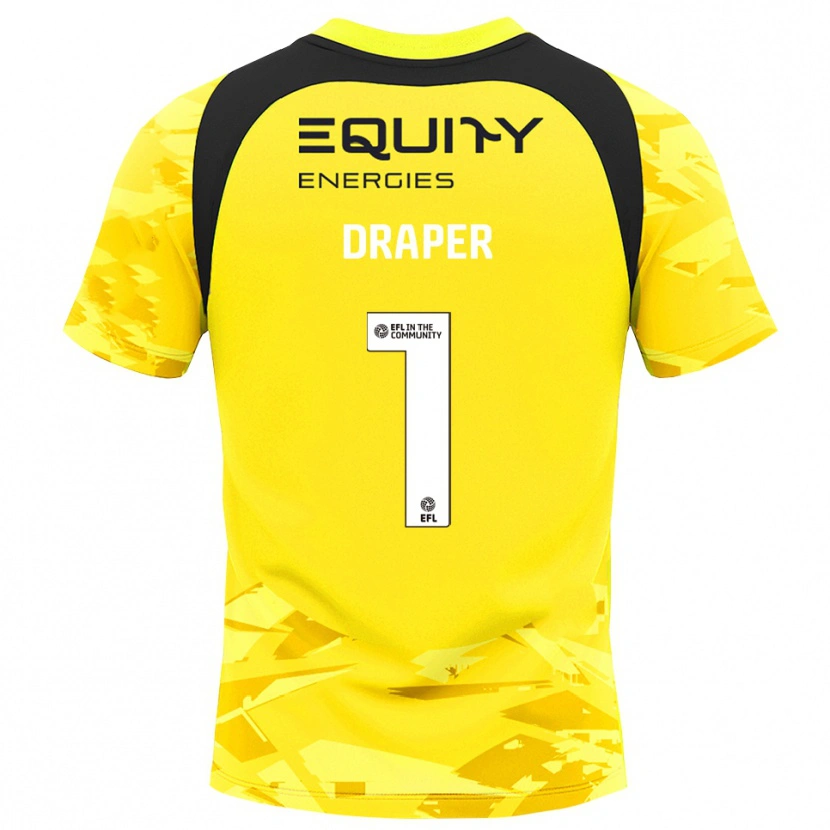 Danxen Kid Anna Draper #1 Light Yellow Glack Goalkeeper Jersey 2025/26 T-Shirt