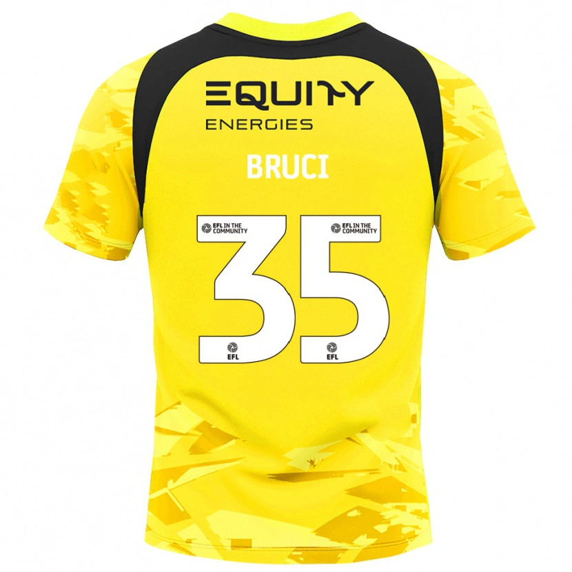 Danxen Kid Izabella Bruci #35 Light Yellow Glack Goalkeeper Jersey 2025/26 T-Shirt