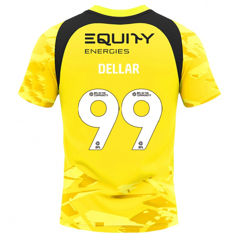 Danxen Kid Megan Dellar #99 Light Yellow Glack Goalkeeper Jersey 2025/26 T-Shirt