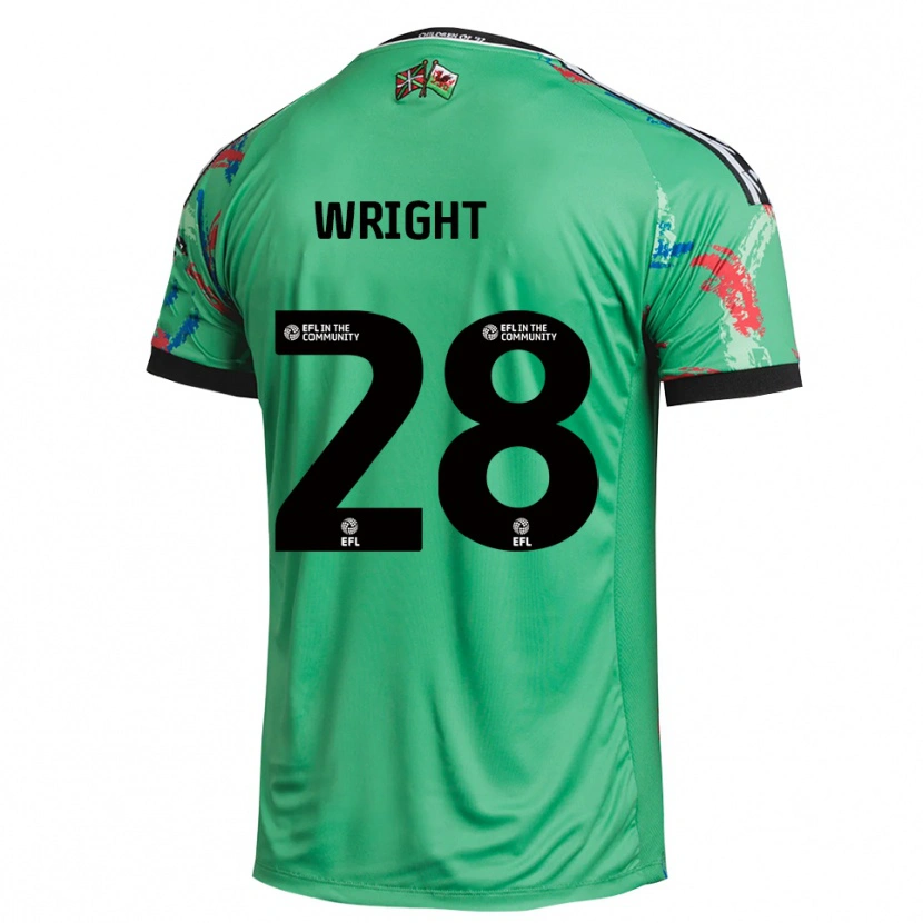 Danxen Kid Jordan Wright #28 Green Red Goalkeeper Jersey 2025/26 T-Shirt