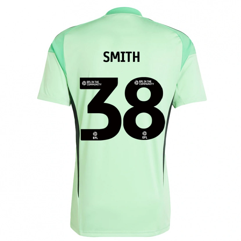 Danxen Kid Sam Smith #38 Light Green Black Goalkeeper Jersey 2025/26 T-Shirt