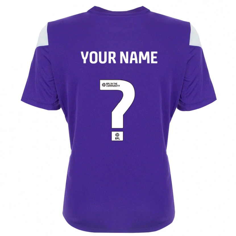 Danxen Kid Walsall FC Purple White Goalkeeper Jersey 2025/26 T-Shirt